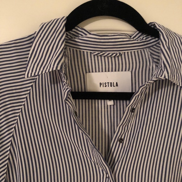 Pinstripe button up - Picture 4 of 4